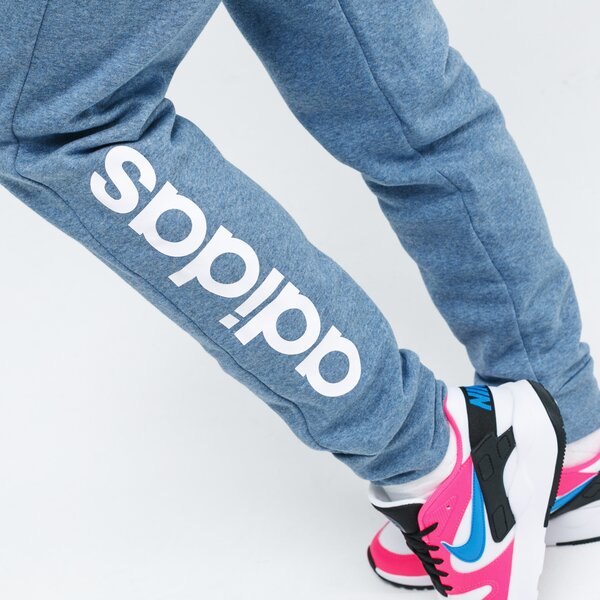 Spodnie dresowe damskie ADIDAS SPODNIE W E LIN FL ei0672 kolor niebieski