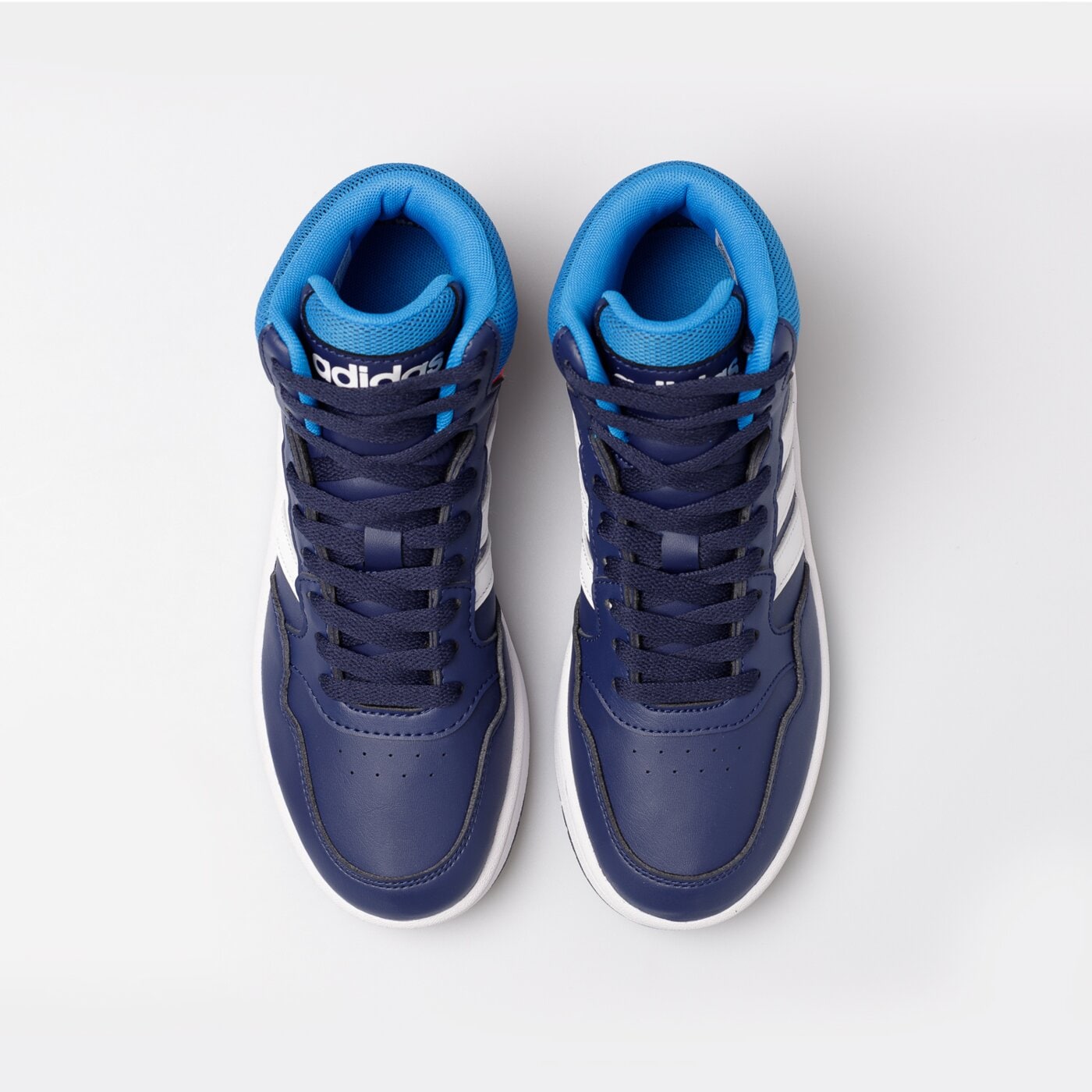 Buty dziecięce ADIDAS HOOPS MID 3.0 K gw0400 kolor granatowy