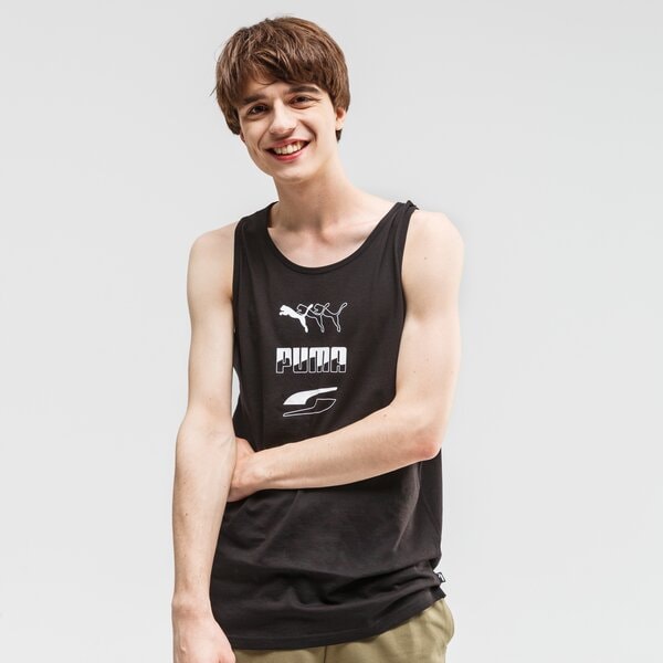 Tank top męski PUMA TANK REBEL 581520 01 kolor czarny