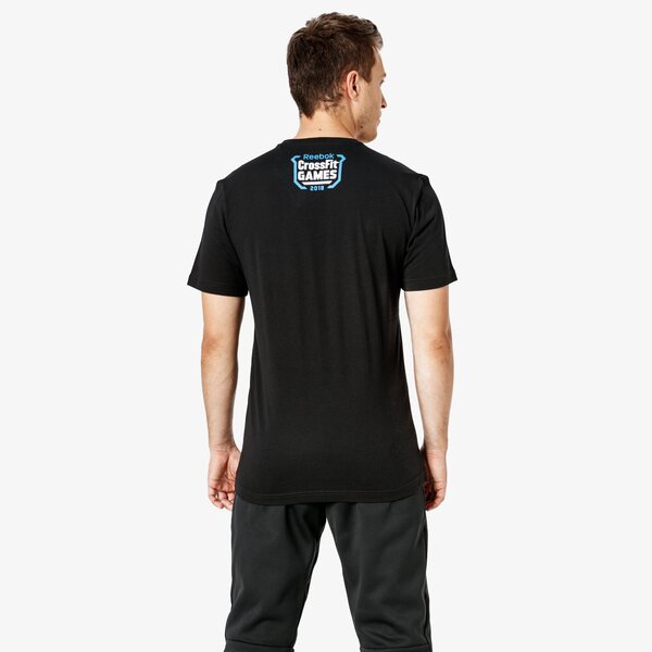 Koszulka męska REEBOK T-SHIRT SS CF GAMES FITTEST ON EARTH dn2392 kolor czarny
