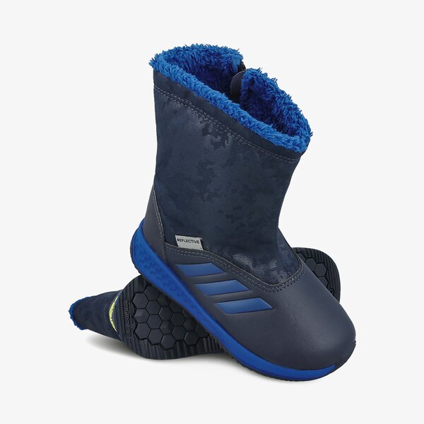 Buty trekkingowe dla dzieci ADIDAS RAPIDASNOW I s81122 kolor granatowy