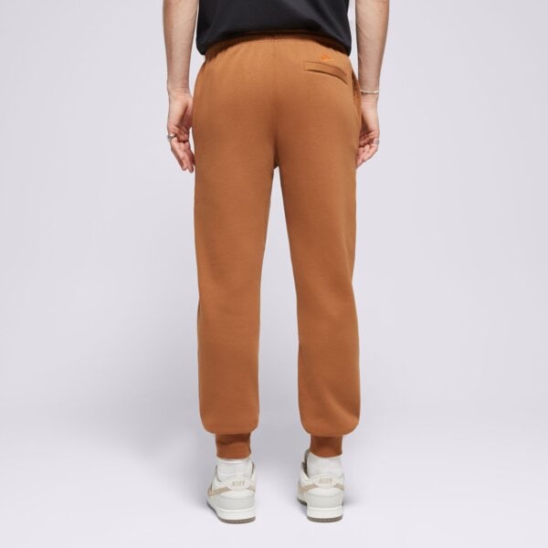 Spodnie dresowe męskie NIKE SPODNIE M NK CLUB BB JOGGER NVLTY fz0907-281 kolor brązowy