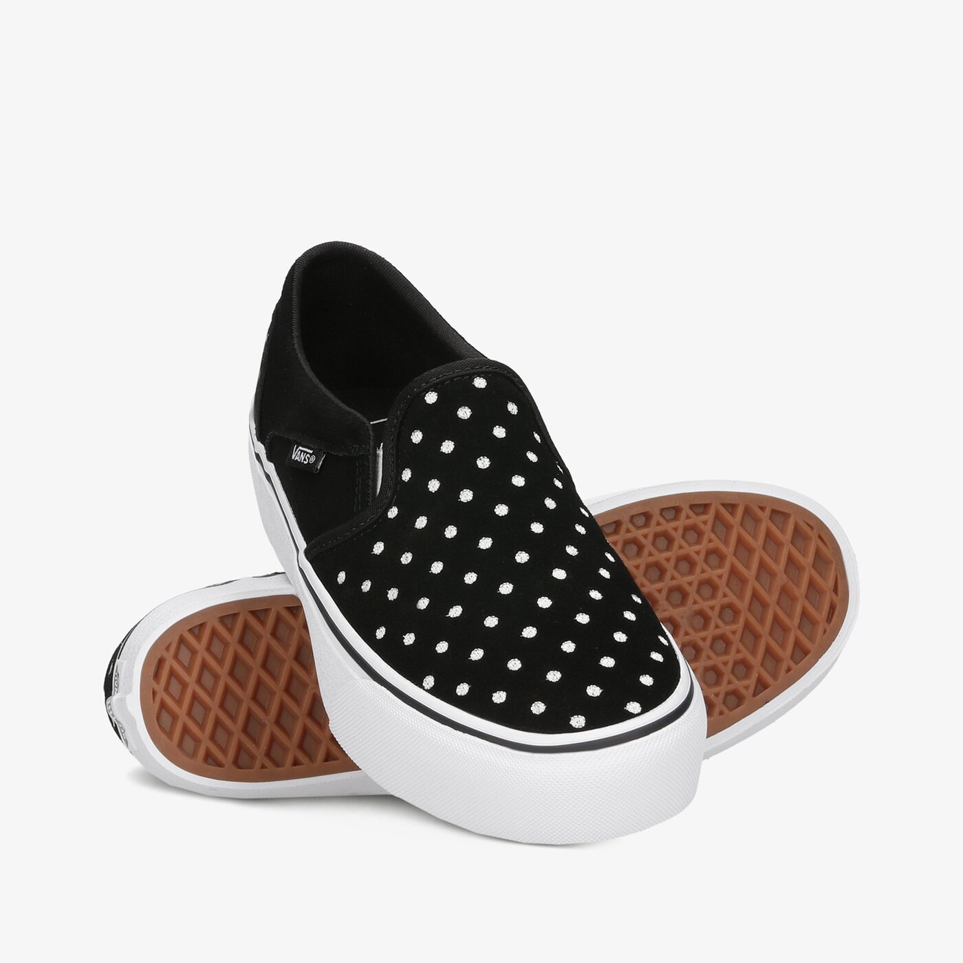 Buty sportowe damskie VANS WM ASHER PLATFORM vn0a3wmma2v1 kolor czarny