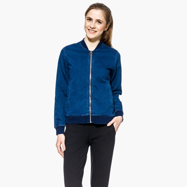 Kurtka przejściowa damska FEEWEAR KURTKA JEANS fw18kud28001 kolor niebieski