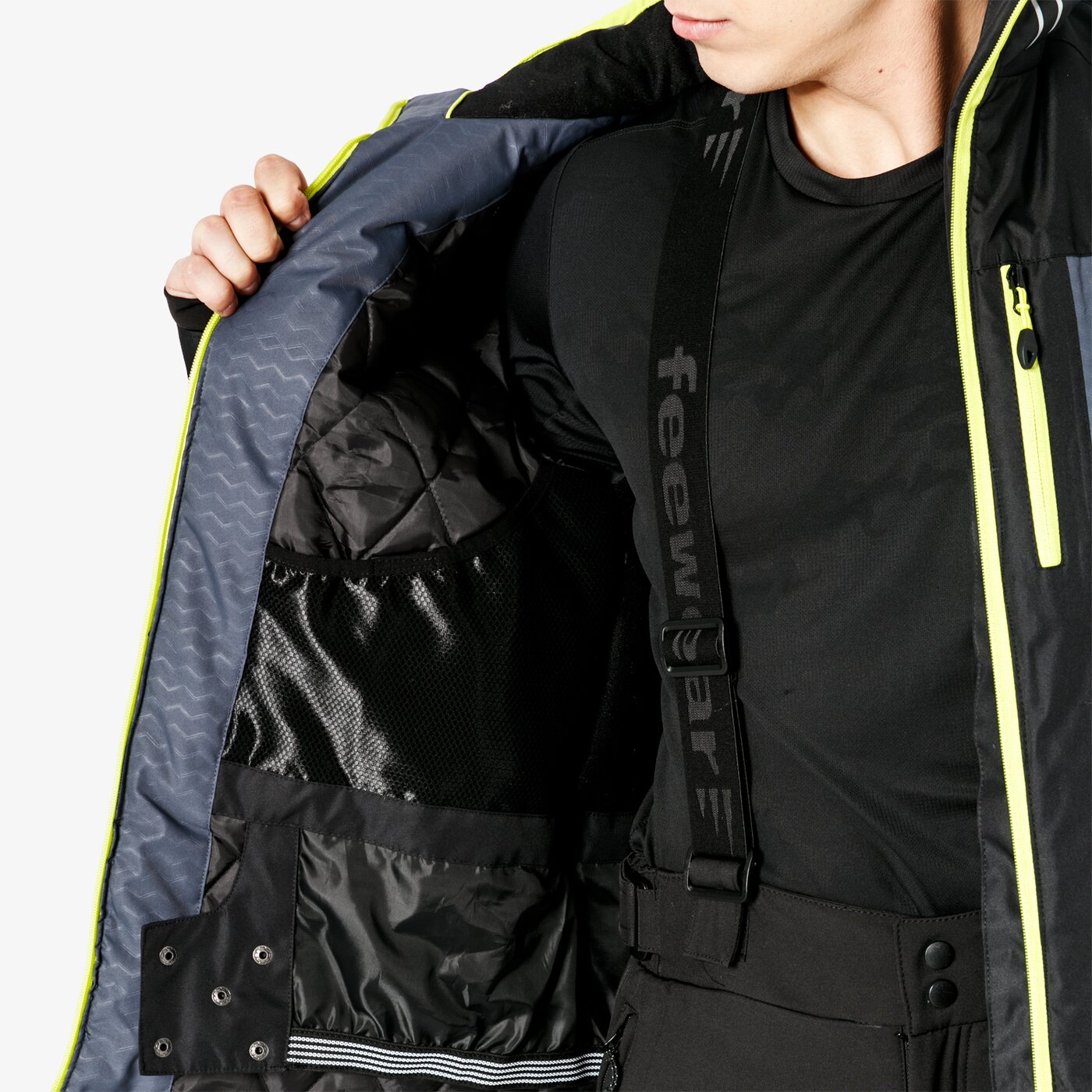 Kurtka zimowa męska FEEWEAR KURTKA NARCIARSKA SNOWFALL fw38kum50001 kolor czarny