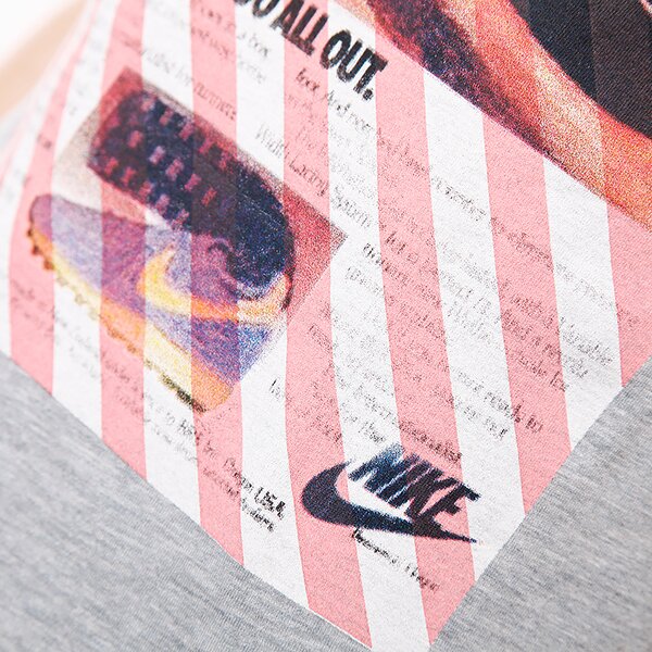 Koszulka męska NIKE T-SHIRT TEE-HAZARD AD 589766063 kolor szary