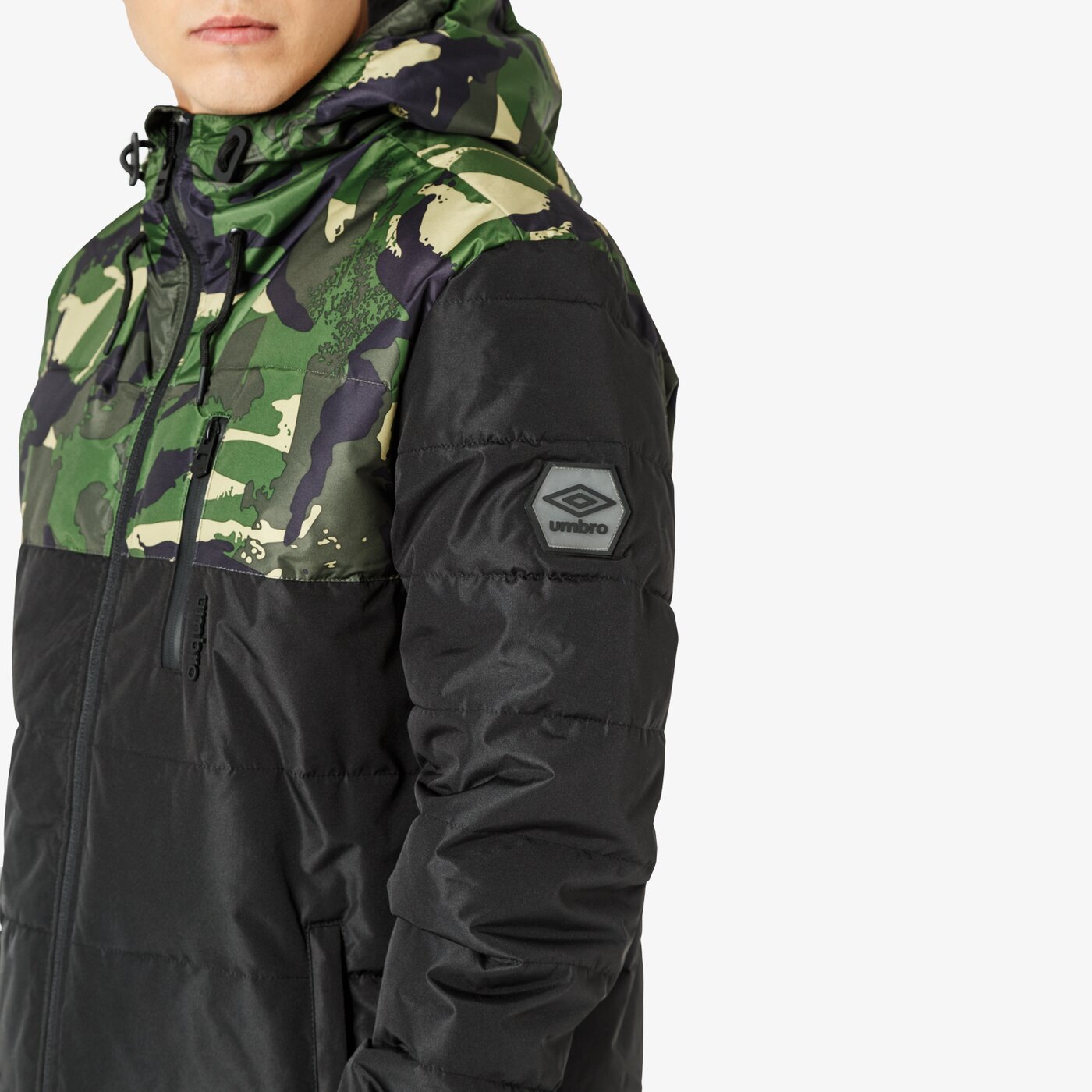 Kurtka zimowa męska UMBRO KURTKA DIOPSIDE ul38kum10001 kolor czarny