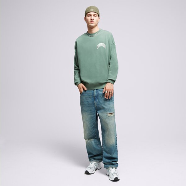 Bluza męska CHAMPION BLUZA CREWNECK SWEATSHIRT 218517gs506 kolor zielony