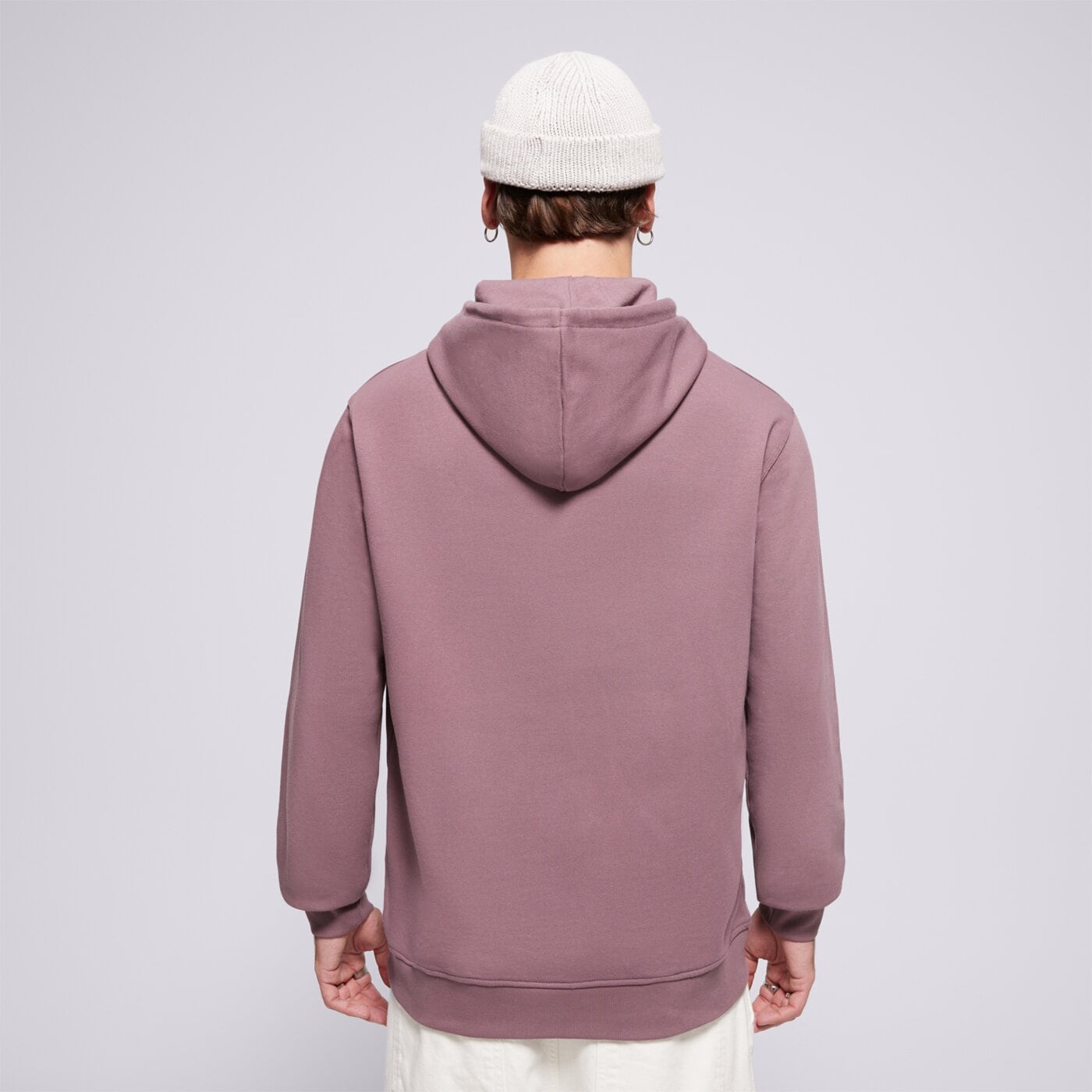 Bluza męska ADIDAS BLUZA Z KAPTUREM ESS HD ix7673 kolor fioletowy