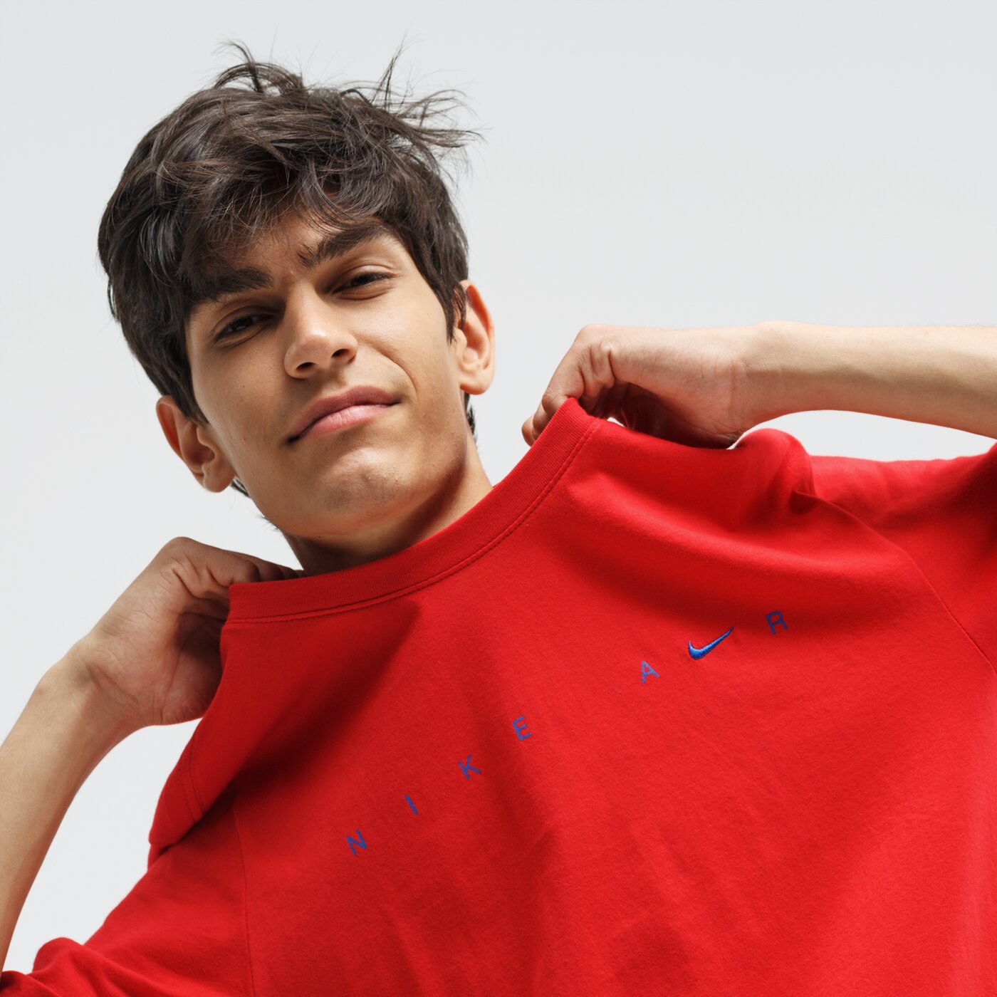 Koszulka męska NIKE T-SHIRT SS M NSW SS FTWR 1 bv7551-657 kolor czerwony