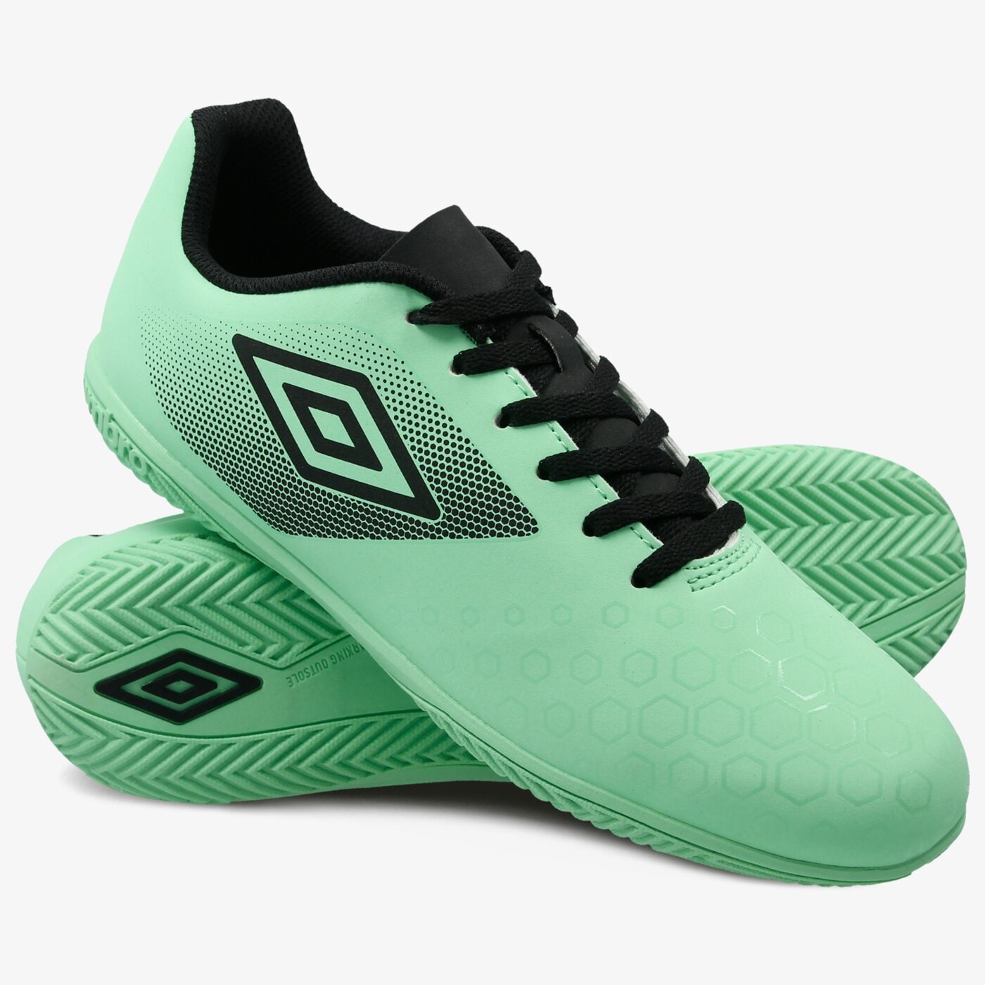 Crampons De Football Umbro UX Accuro II Pro FG – Bleu Marine Et Rose, Taille 8, Neuf Avec Boîte