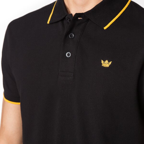 Koszulka polo męska LONSDALE POLO OXFORD 115286100 kolor czarny