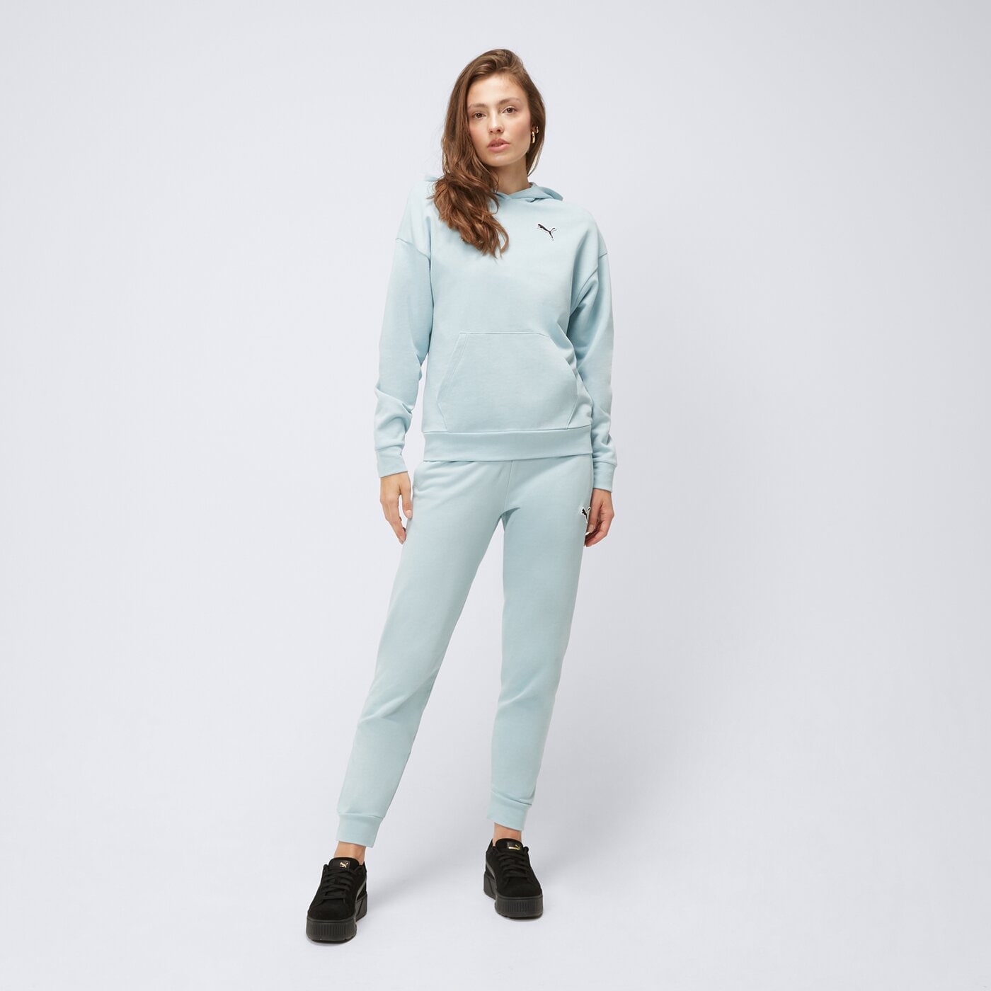 Bluza damska PUMA BLUZA Z KAPTUREM BETTER ESSENTIALS TR 675988 22 kolor niebieski