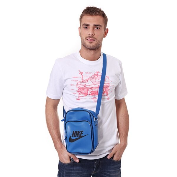 Torba sportowa damska NIKE TORBA HERITAGE SI SMALL ITEMS II ba4270490 kolor niebieski