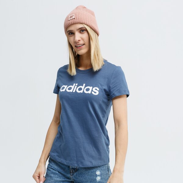 Koszulka damska ADIDAS T-SHIRT SS W E LIN SLIM T ei0698 kolor niebieski