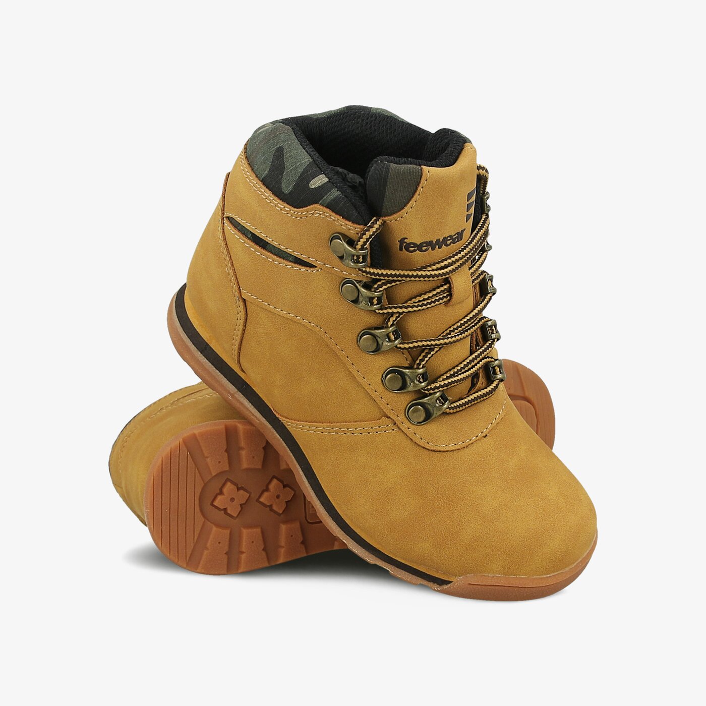 Buty trekkingowe dla dzieci FEEWEAR NJANO fwjko217008 kolor brązowy