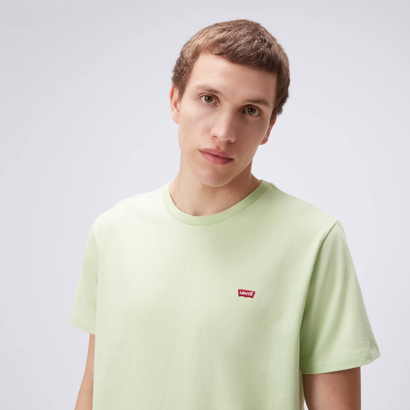 Koszulka męska LEVI'S T-SHIRT SS ORIGINAL HM TEE GREENS 56605-0299 kolor zielony