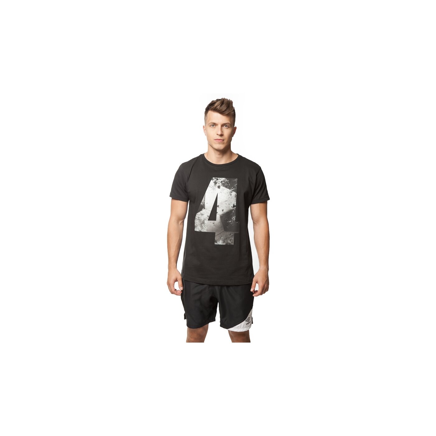 Koszulka męska UMBRO T-SHIRT ERKO ul35tsm05001 kolor czarny