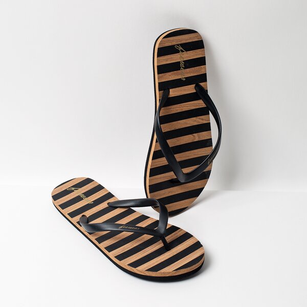 Klapki damskie FEEWEAR STRIPES fwwk118002 kolor czarny