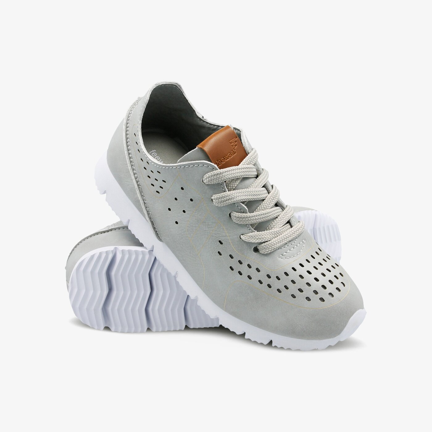 Buty dziecięce FEEWEAR PIANO fwjkd118005 kolor szary