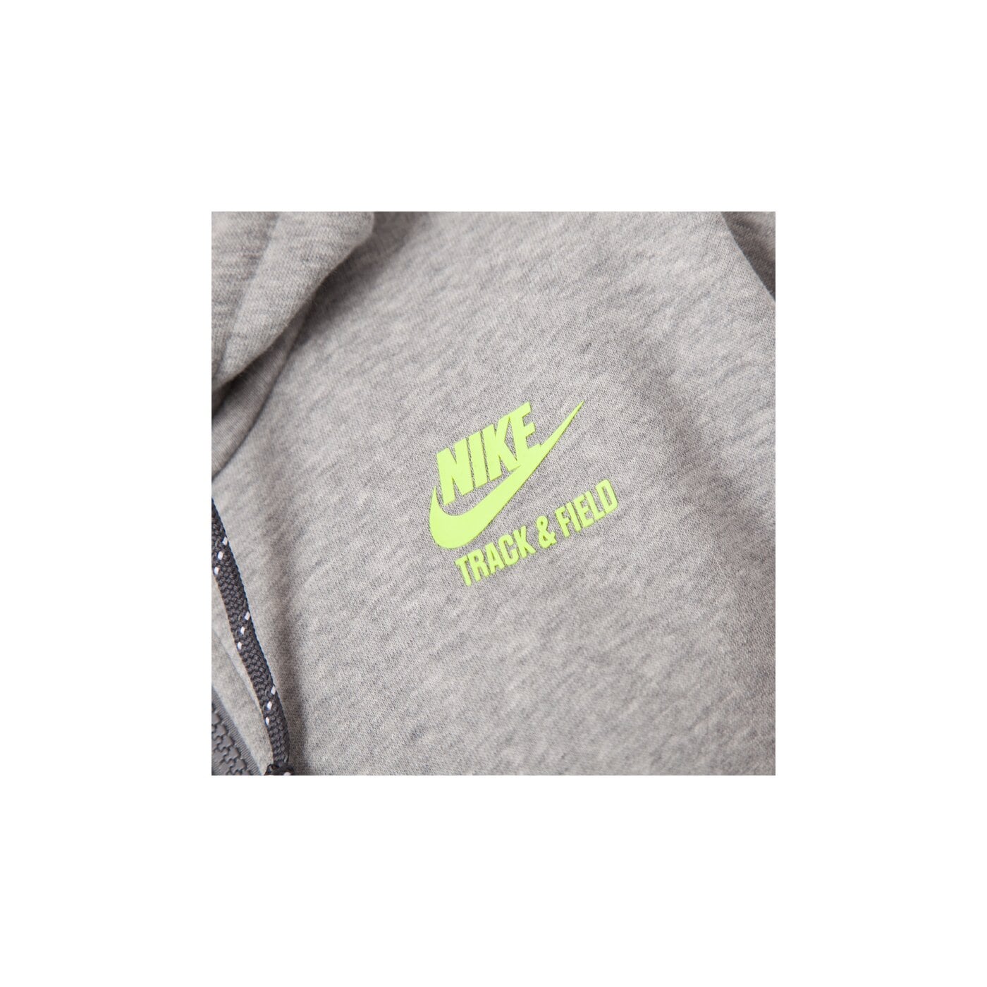 Bluza damska NIKE BLUZA NTF CROP FZ HOODY 649701063 kolor szary