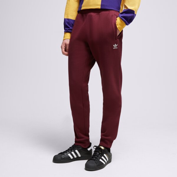 Spodnie dresowe męskie ADIDAS SPODNIE ESSENTIALS PANT im2099 kolor bordowy