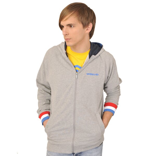Bluza męska UMBRO BLUZA FLEECE ZIP HOODY 60538u263 