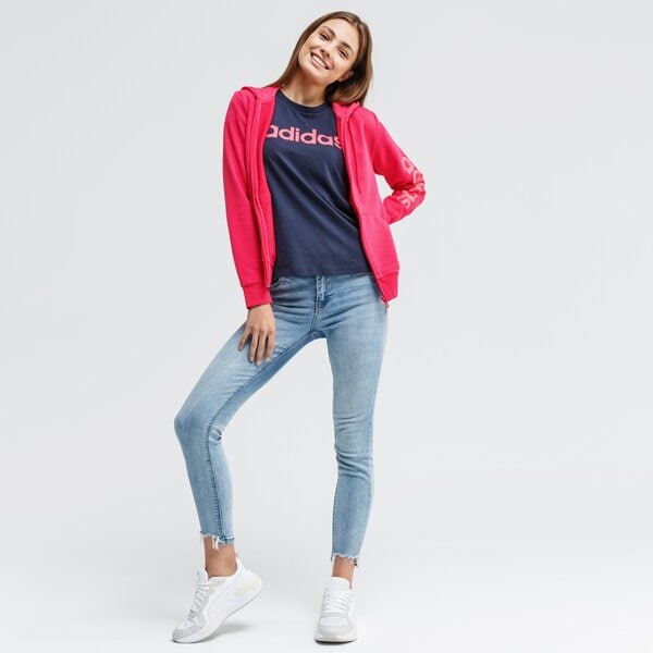 Bluza damska ADIDAS BLUZA ROZPINANA Z KAPTUREM W E LIN FZ HD gd2967 kolor różowy