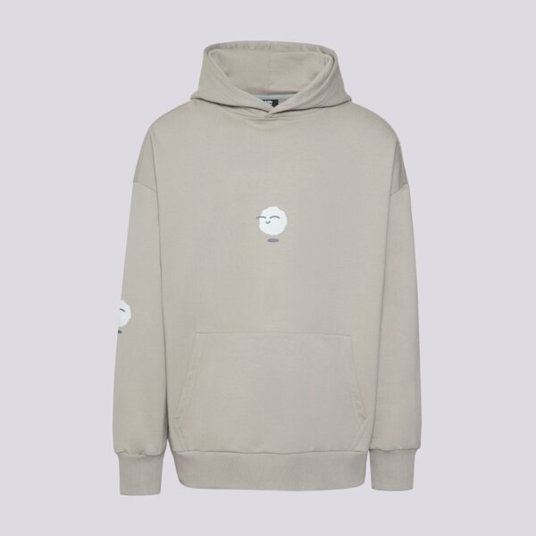 S.NOW JOB SIZEER HOODIE "I'M LEVITATING" GRAY si323blu55001 kolor szary