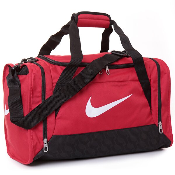 Torba sportowa damska NIKE TORBA BRASILIA 6 SMALL DUFFEL RED ba4831601 kolor czerwony