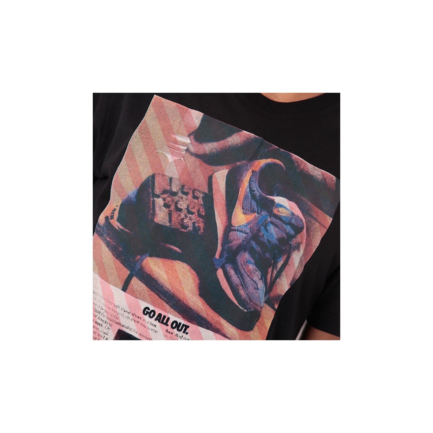 Koszulka męska NIKE T-SHIRT TEE-HAZARD AD 589766010 kolor czarny