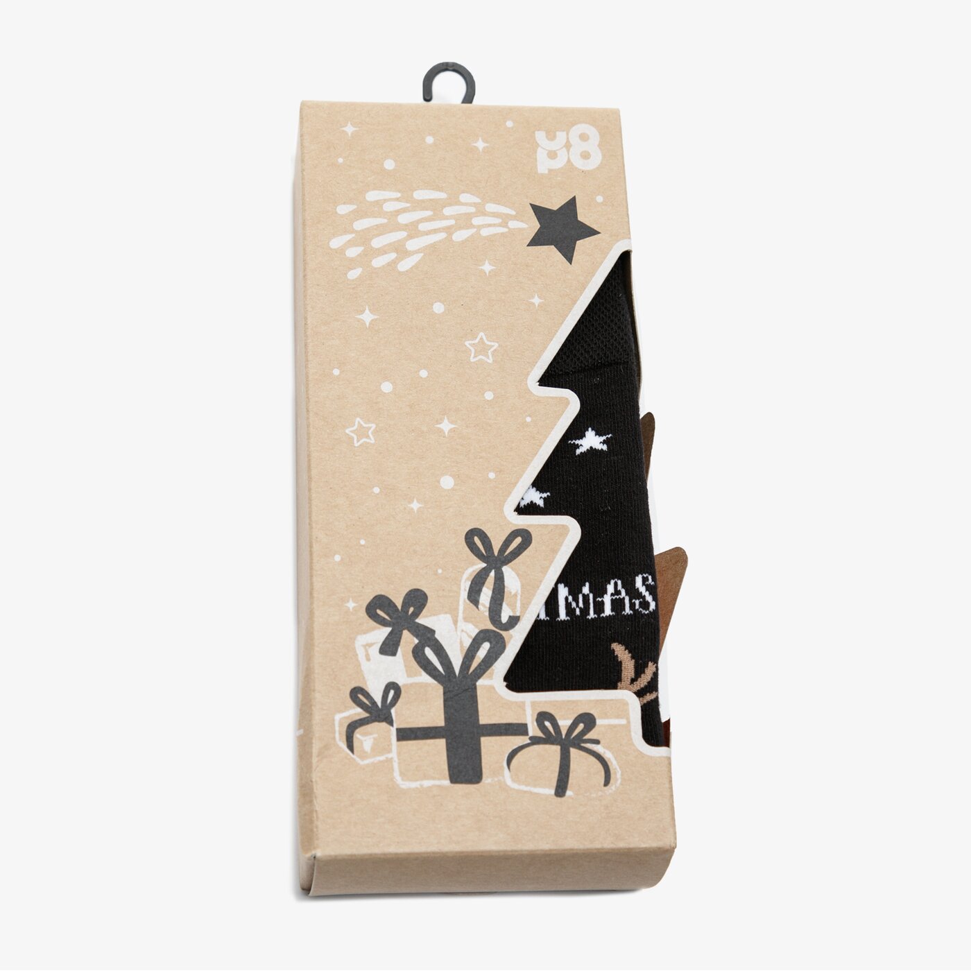 Skarpetki damskie UP8 SKARPETY ŚWIĄTECZNE REINSDYR 2 PAK up320ska79001 kolor multicolor