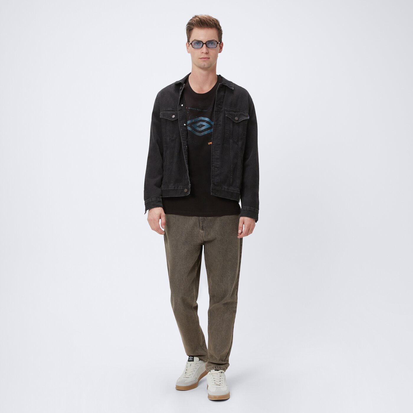 Koszulka męska UMBRO T-SHIRT DUMBY ul125tsm06001 kolor czarny