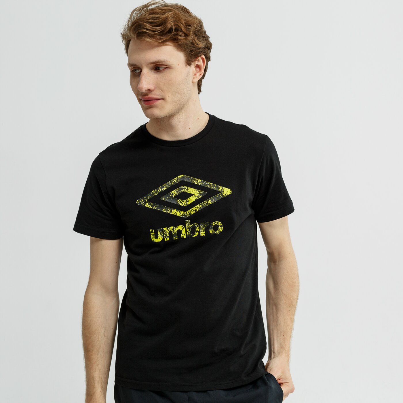 Koszulka męska UMBRO T-SHIRT SS GOPMAT ul19tsm34001 kolor czarny