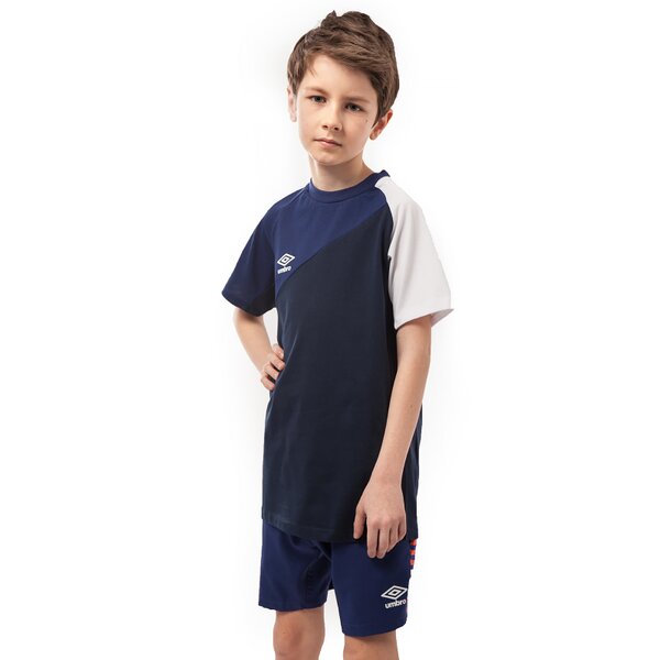 Koszulka dziecięca UMBRO T-SHIRT CVC COTTON TEE 62960ucy4 kolor granatowy