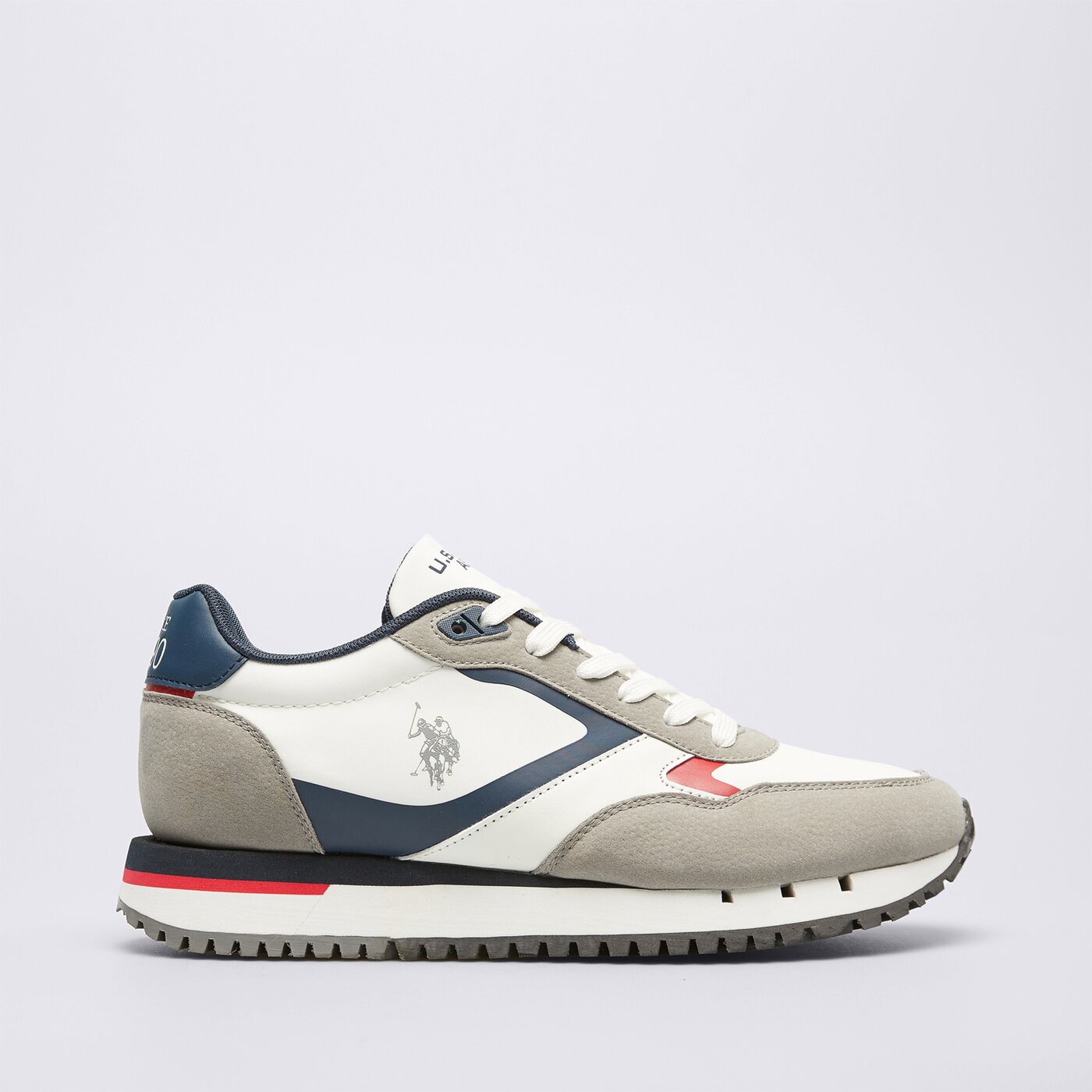 Buty sportowe męskie U.S. POLO ASSN. JUSTIN001 justin001whidbl06 kolor biały