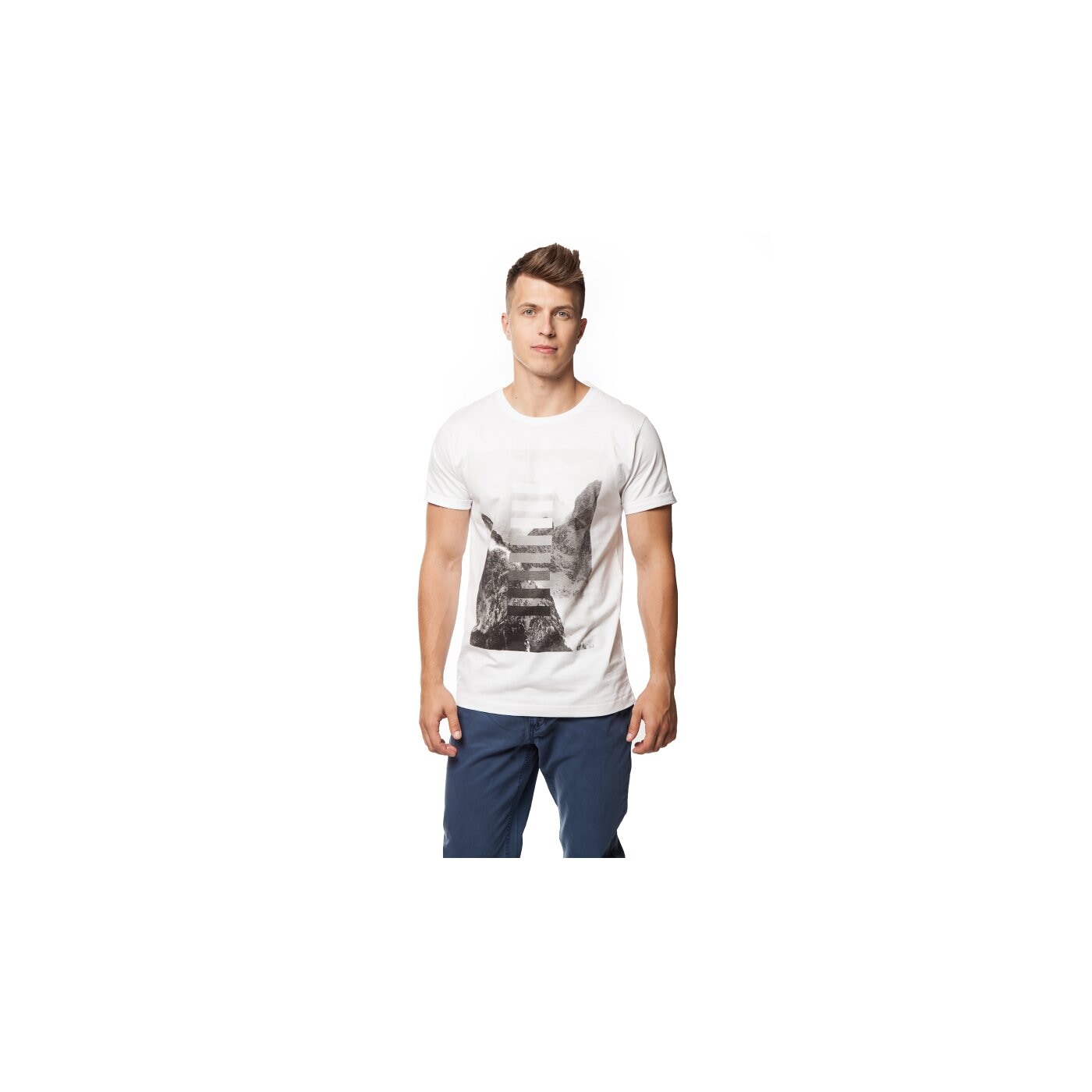 Koszulka męska FEEWEAR T-SHIRT VIRETE fw35tsm06001 kolor biały