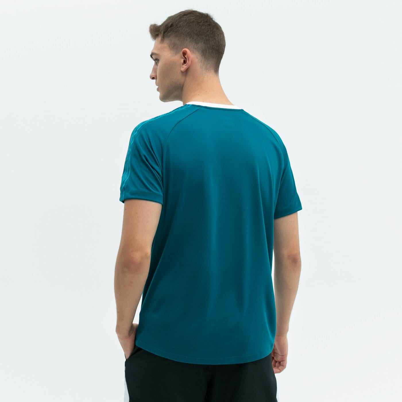 Koszulka męska UMBRO T-SHIRT FW CREW TRAINING JERSEY 65856u-fan kolor niebieski