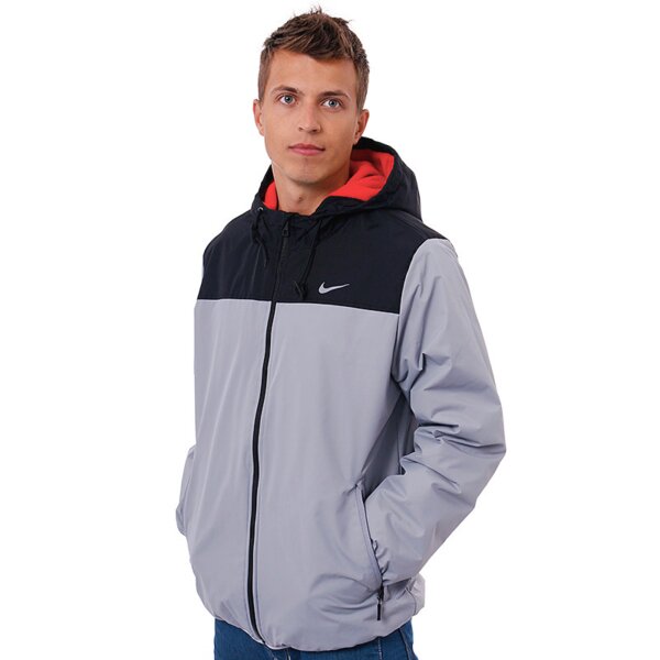 Kurtka zimowa męska NIKE KURTKA FLEECE LINED JKT 419019066 kolor szary