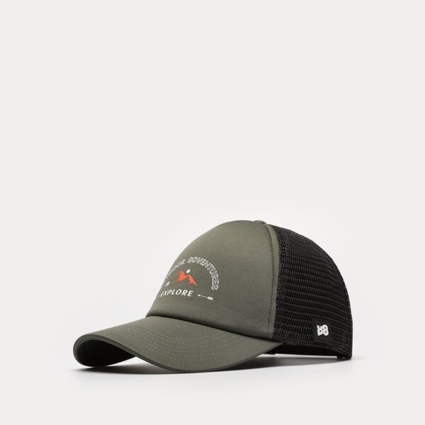 Czapka z daszkiem damska UP8 CZAPKA AMILLY up123cap11001 kolor khaki