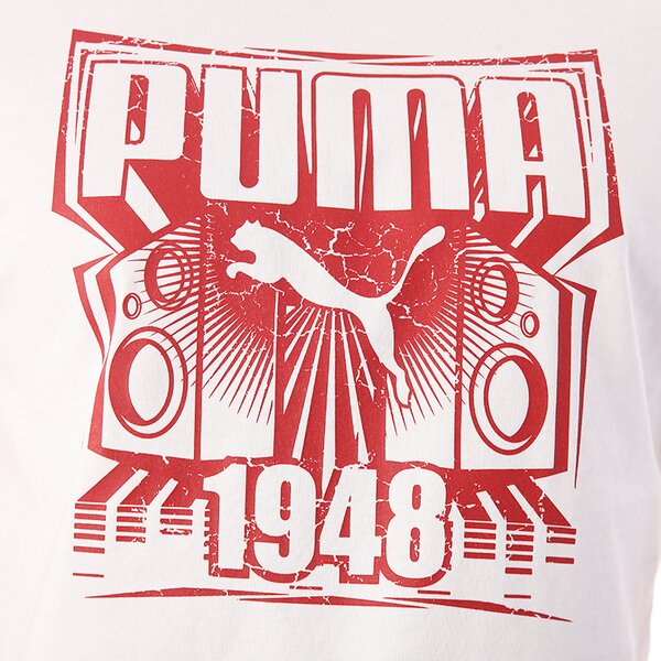 Koszulka męska PUMA T-SHIRT MEN TEE 83073002 kolor biały