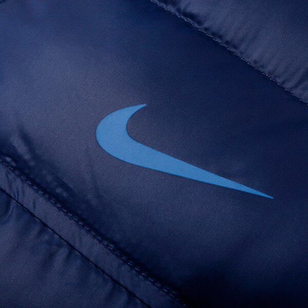 Kurtka zimowa męska NIKE KURTKA HOODED LT WT DOWN 477128449 kolor granatowy