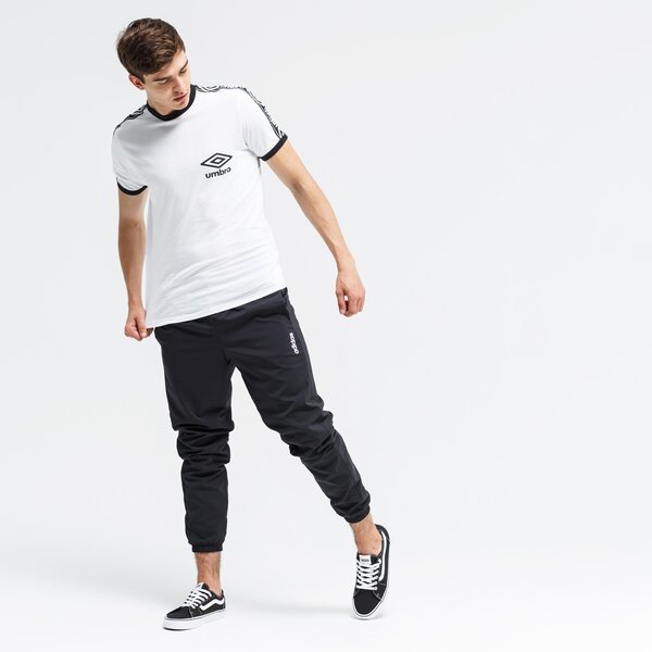 Koszulka męska UMBRO T-SHIRT SS TAPED RINGER 65515u-13v kolor biały