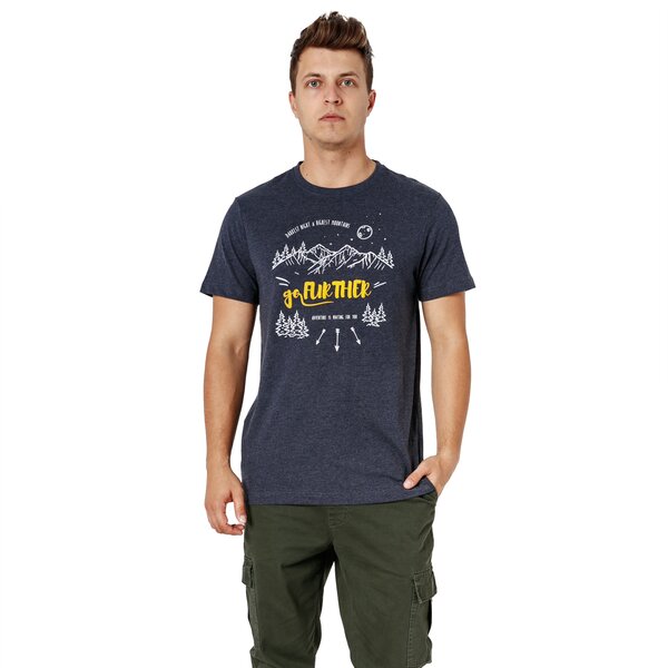 Koszulka męska FEEWEAR T-SHIRT SS BRINK fw38tsm22001 kolor granatowy