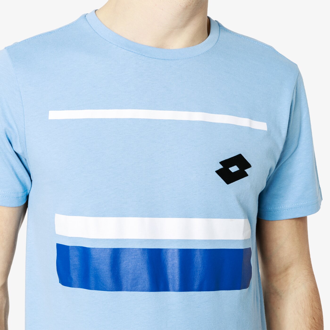 Koszulka męska LOTTO T-SHIRT SS CELANO lo19tsm66001 kolor niebieski