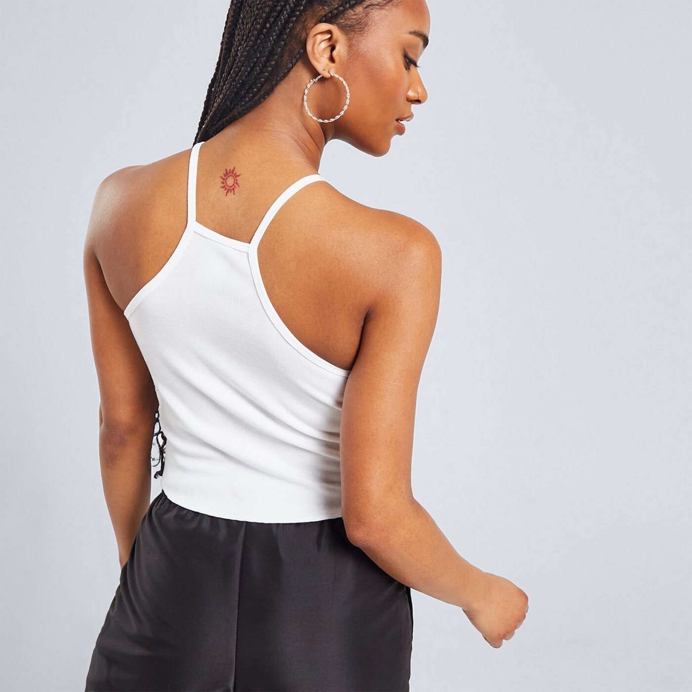 Koszulka damska NIKE T-SHIRT W NSW ESSNTL RIB CAMI TANK TEE dv7960-100 kolor biały