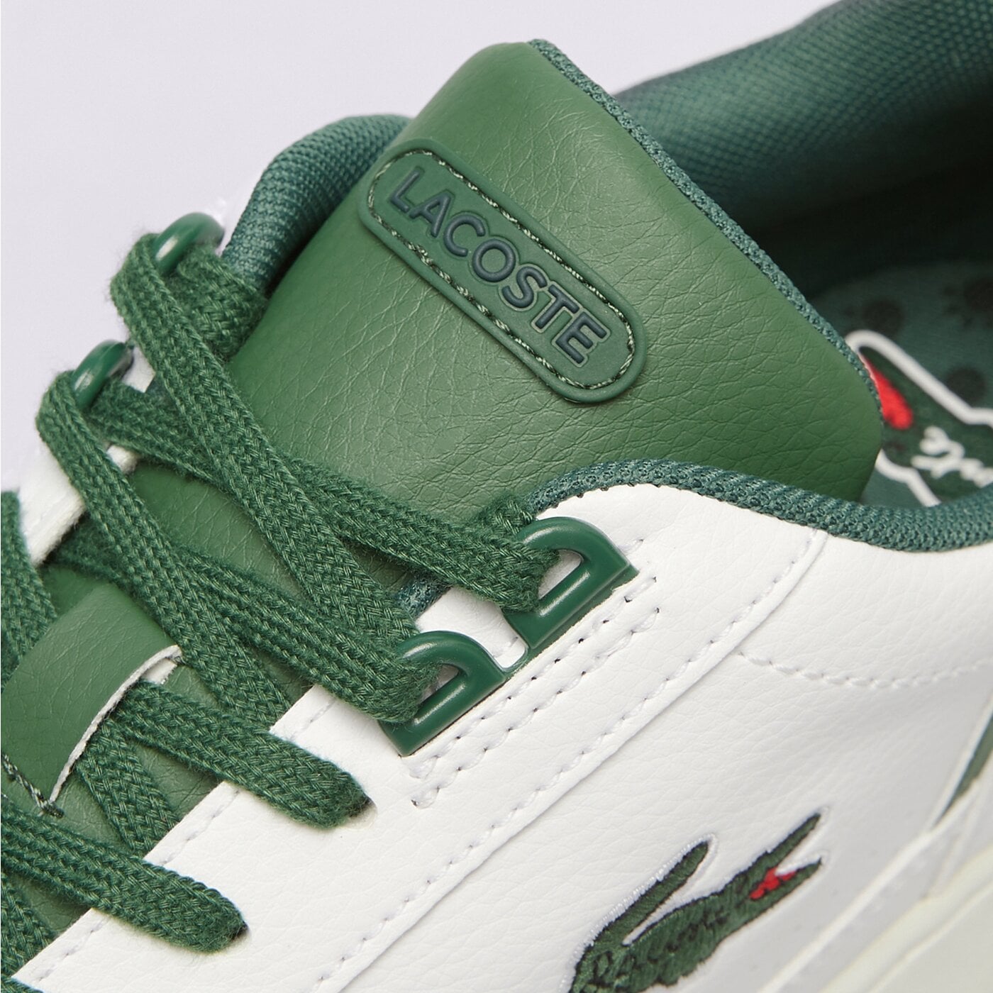 Buty dziecięce LACOSTE T-CLIP 747suj00141r5 kolor biały