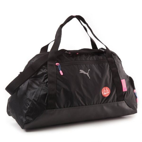 Torba sportowa damska PUMA TORBA FIT AT SPORTS DUFFLE BLACK 7302401 kolor czarny