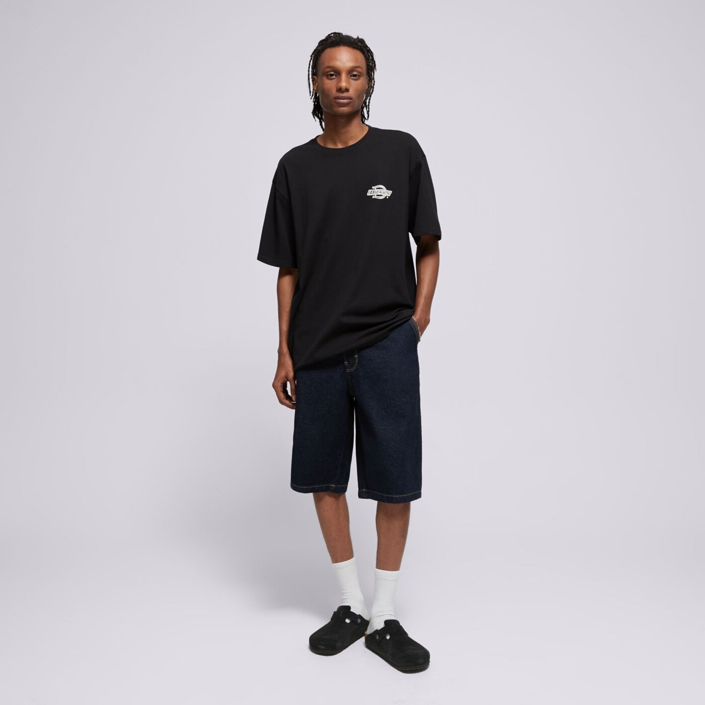 Spodenki męskie DICKIES SZORTY MADISON DENIM SHORT dk0a4ysyrin1 kolor granatowy