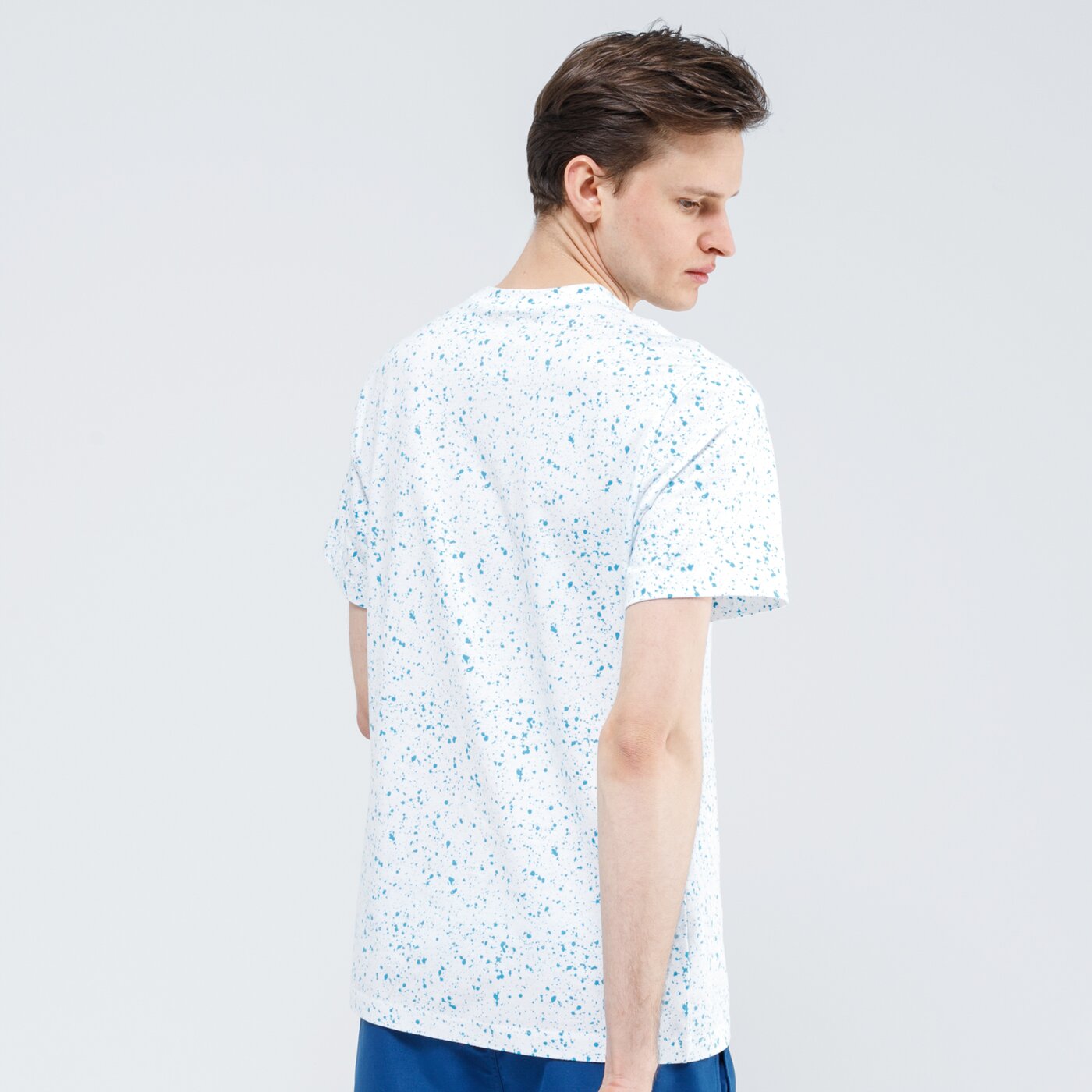 Koszulka męska NIKE T-SHIRT M NSW PRINT PACK SWOOSH cu6809-100 kolor biały